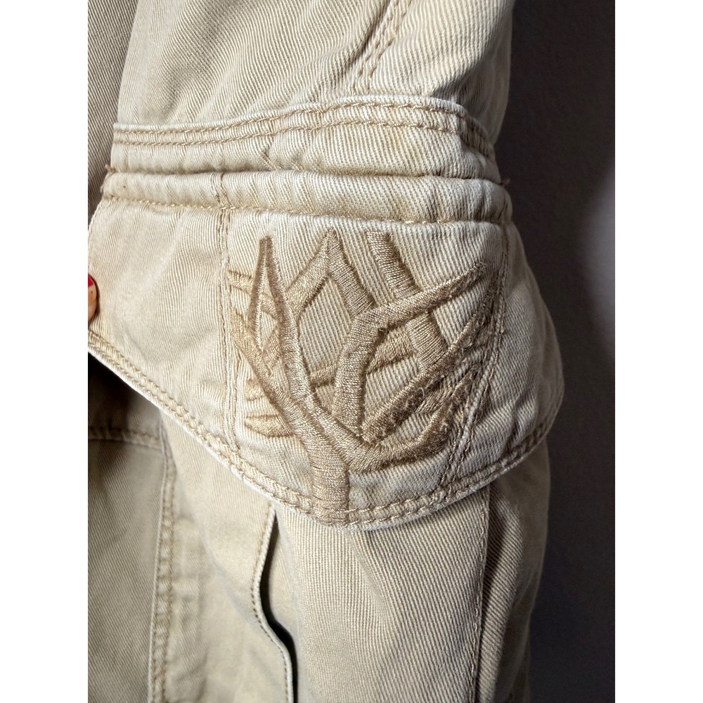 Timberland Mens Tan Khaki Cotton Twill Multi Pocket Cargo Shorts Size 33 - Picture 3 of 7